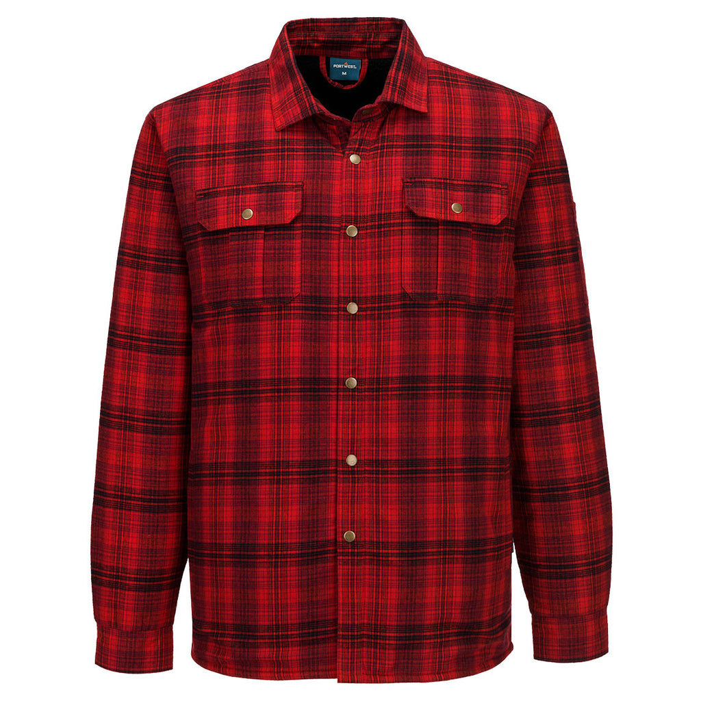 KA313 Sherpa Lined Check Shirt