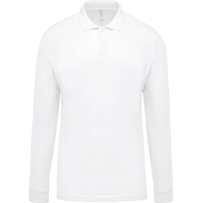 Men's Long Sleeve Piqué Polo Shirt