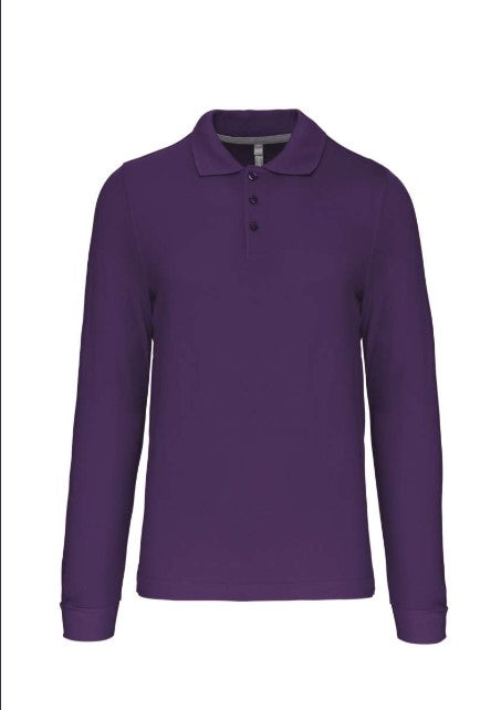 Men's Long Sleeve Piqué Polo Shirt