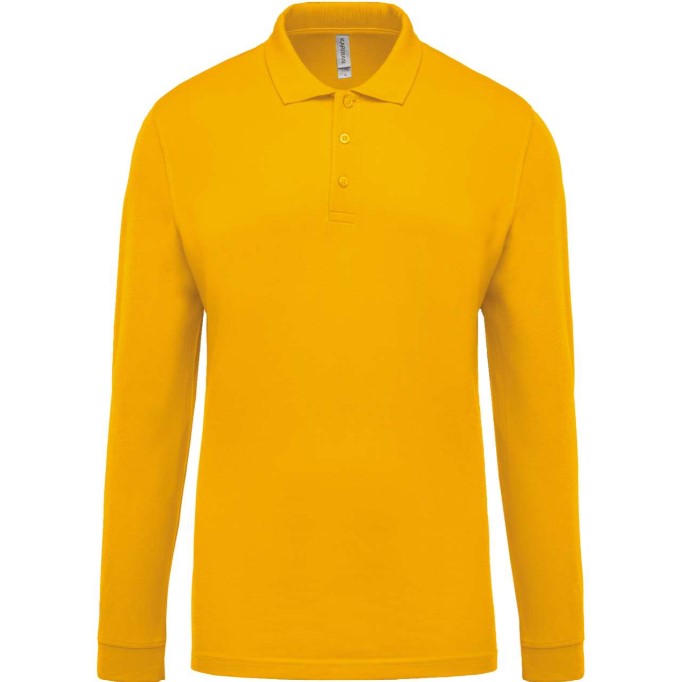 Men's Long Sleeve Piqué Polo Shirt