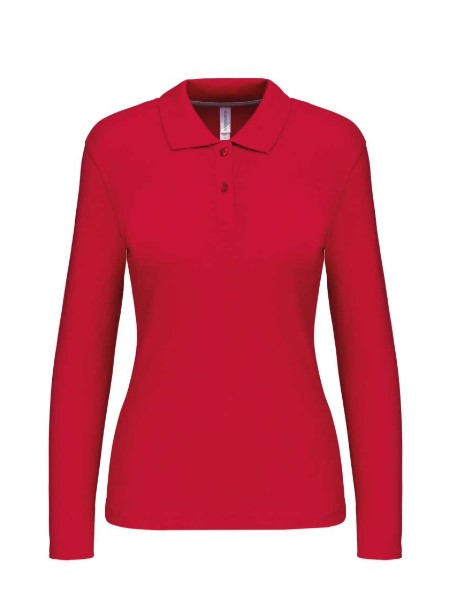 Ladies' Long Sleeve Piqué Polo Shirt