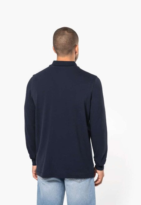 Men's Long Sleeve Piqué Polo Shirt