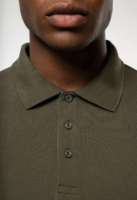 Men's Long Sleeve Piqué Polo Shirt