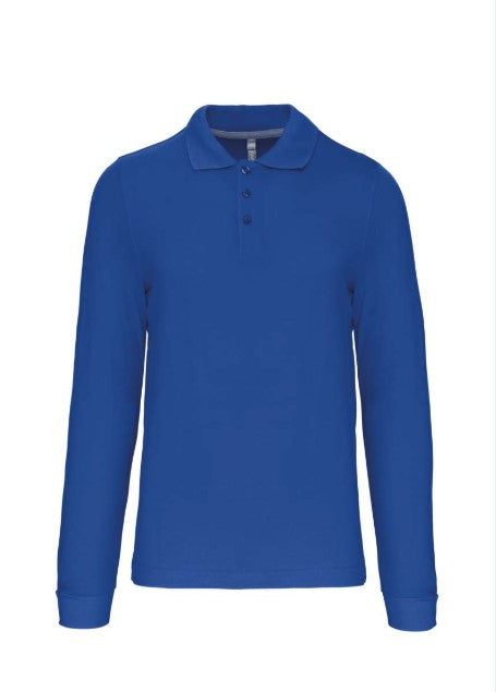 Men's Long Sleeve Piqué Polo Shirt