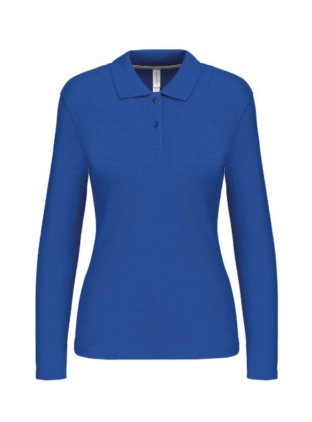 Ladies' Long Sleeve Piqué Polo Shirt
