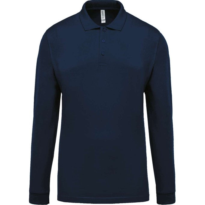 Men's Long Sleeve Piqué Polo Shirt