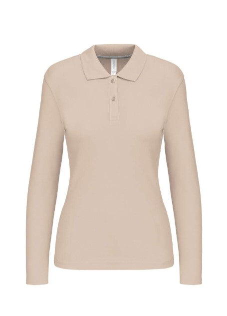 Ladies' Long Sleeve Piqué Polo Shirt