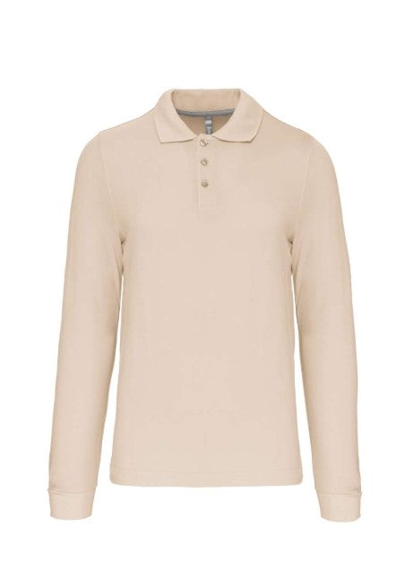 Men's Long Sleeve Piqué Polo Shirt
