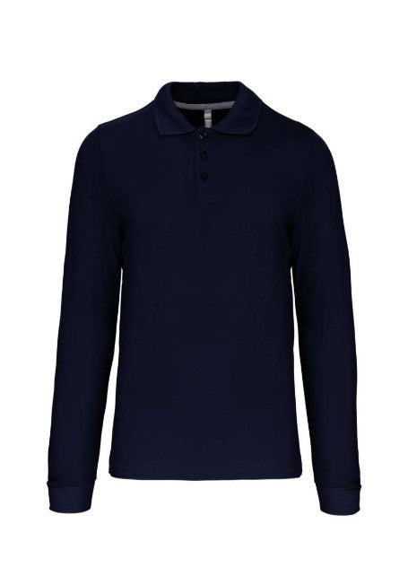 Men's Long Sleeve Piqué Polo Shirt