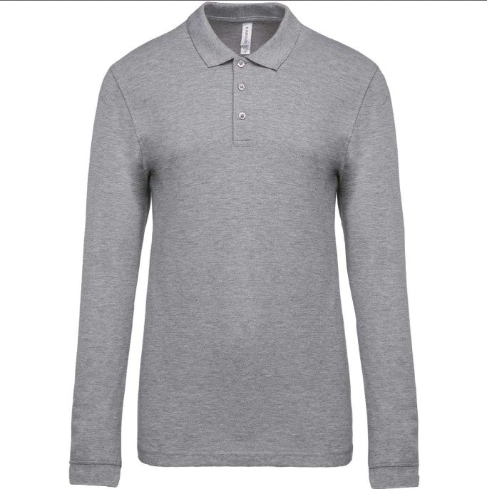 Men's Long Sleeve Piqué Polo Shirt