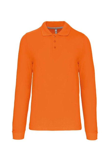 Men's Long Sleeve Piqué Polo Shirt