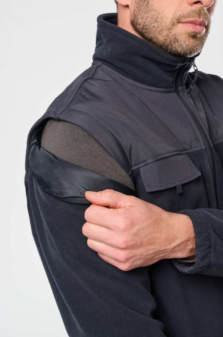 WK9105 2-in-1 Fleece Jacket with Removable Sleeves